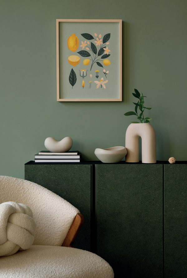 Folia Avery Dennison Organoid Natural Surfaces - Moss Dark Green 136cm
