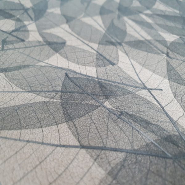 Folia Avery Dennison Organoid Natural Surfaces - Skellet Leaves Black 136cm